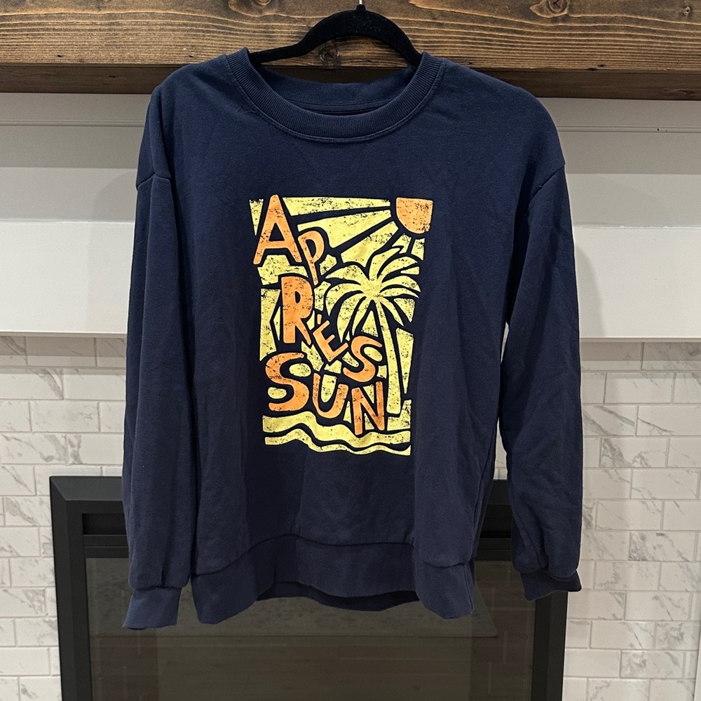 C&C California Navy Sweatshirt with Yellow Graphic 3 for $20
